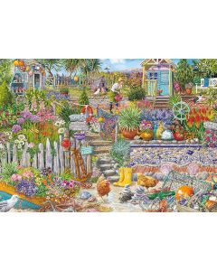 Beachcomber’s Garden by Janice Daughters  - XL 250 Piece Puzzle