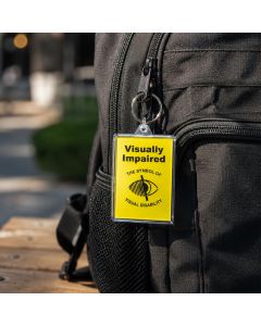 Visual Impairment Identification Keyring