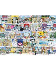 Bright Lights and Big Cities by Val Goldfinch - XL 500 Piece Puzzle
