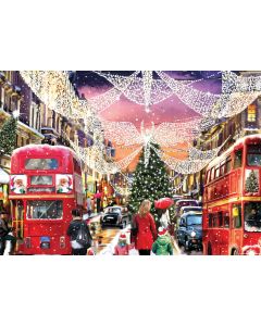 Regent Street at Christmas by Richard MacNeil - XL 500 Piece Puzzle