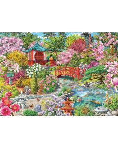 The Japanese Garden by Janice Daughters - XXL 100 Puzzle