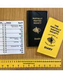 Handy Pocket Diary - Black Cover