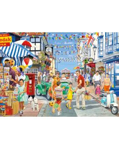 Heading For The Beach by Trevor Mitchell - XL 500 Piece Puzzle