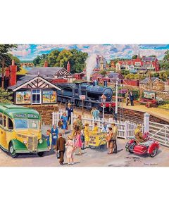 Treats at the Station by Trevor Mitchell - XL 500 Piece Pzzle