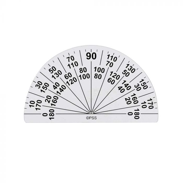large print protractor