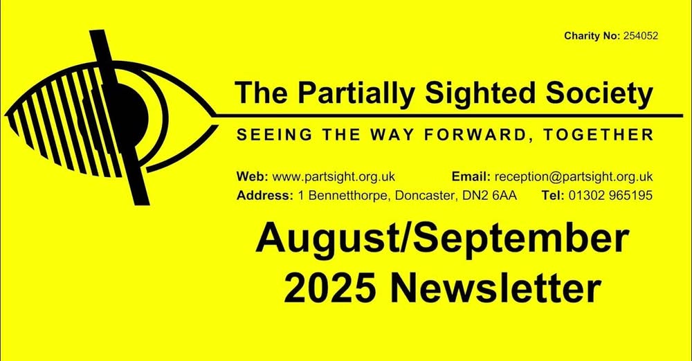 Our Latest Partially Sighted Society Audio Podcast