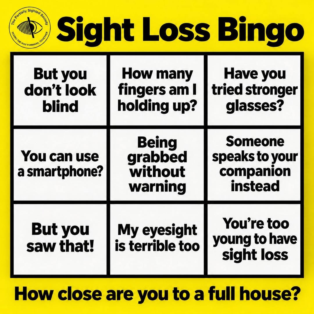 Sight Loss Bingo