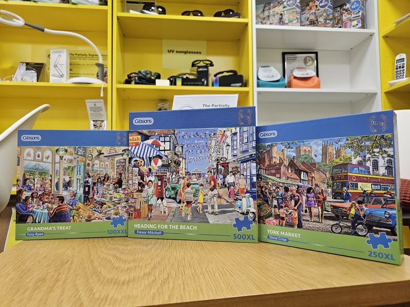 Rediscover the Joy of Puzzles with Partially Sighted Society!