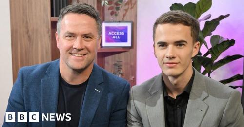 Footballer Michael Owen on son's sight loss: 'I'd swap eyes with him if I could'