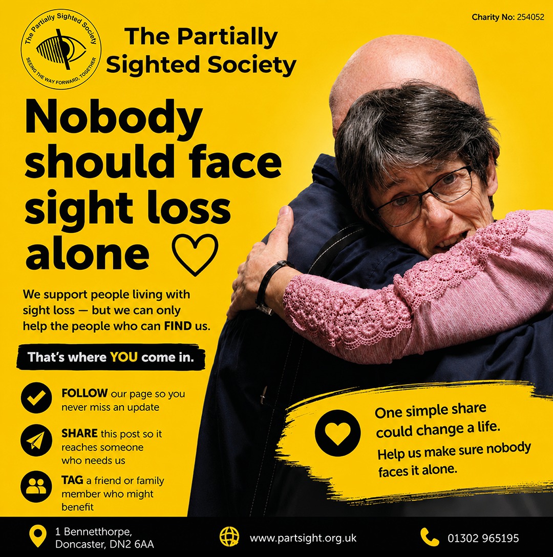 Nobody should face sight loss alone. 