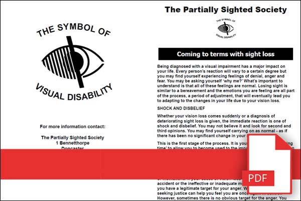 Coming to Terms With Sight Loss